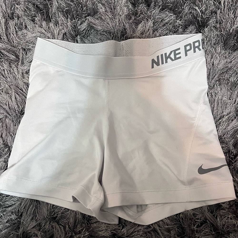 White Nike Pros